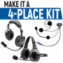 Rugged Radios 4-Place Intercom Expansion Kit PLUS2 - UTV Source