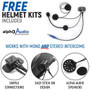 Rugged Radios Polaris RZR XP Complete Communication Kit with Rocker Switch Intercom and 2-Way Radio  UTVS0095187