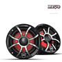 Wet Sounds REVO Series 6.5-inch High-Output Component Style Coaxial Speakers w/ XS-Black-Stainless Steel RGB Grilles REVO 6 XS-B-SS V3 - UTV Source