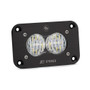 Baja Designs S2 Pro Black Flush Mount LED Auxiliary Light Pod (Wide Cornering) (Clear) 481005 - UTV Source