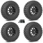 Valor Offroad Wheel and Tire Package with V02 Wheels and Alpha Tires (Complete Set of 4) Mounted with Lug Nuts VAT30-V02-1570P2076SB-MAIN - UTV Source