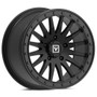 Valor Offroad Wheel and Tire Package with V06 Wheels and Alpha Tires (Complete Set of 4) Mounted with Lug Nuts  UTVS0104925-MAIN