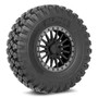 Valor Offroad Wheel and Tire Package with V06 Wheels and Alpha Tires (Complete Set of 4) Mounted with Lug Nuts  UTVS0104925-MAIN