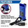 Rugged Radios R1 Handheld Radio with Long Range Antenna and High Capacity Battery Bundle  UTVS0110426