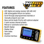 Rugged Radios H80 Track Talk Linkable Intercom Headset with NITRO BEE XTREME UHF Race Receiver and Carry Bag - BUNDLE  UTVS0111614