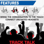 Rugged Radios H80 Track Talk Linkable Intercom Headset  UTVS0111615-MAIN