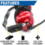 Rugged Radios H80 Track Talk Linkable Intercom Headset  UTVS0111615-MAIN