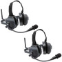 Rugged Radios Wireless Hands Free Double Talk Dual Headset Intercom System  UTVS0111645