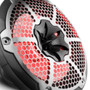DS18 Audio NXL Black Carbon Fiber 10" 2-Way Coaxial Marine Speaker With LED RGB Lights 200W RMS @4-Ohm  UTVS0116370