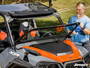 SuperATV Polaris General XP 1000 Flip-Down Glass Windshield FDGWS-P-GEN-K#AA