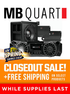 Closeout pricing and FREE Shipping on select MB Quart products while supplies last