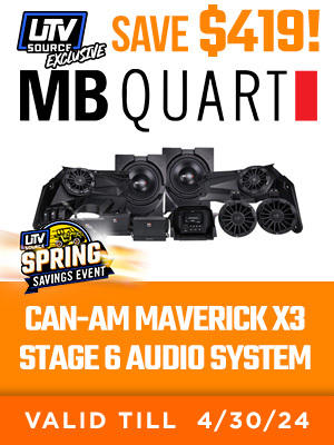 A UTV Source Exclusive Kit - Save +$419 on MB Quart Can-AM Maverick X3 Stage 6 Audio System