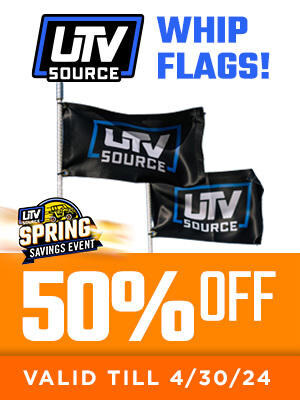 50% off all UTV Source Whip Flags!  Offer Ends 4//30/24