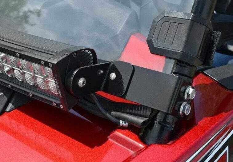 SuperATV RZR Light Bar Cage Mount (30" Light Bar & Flush to Hood