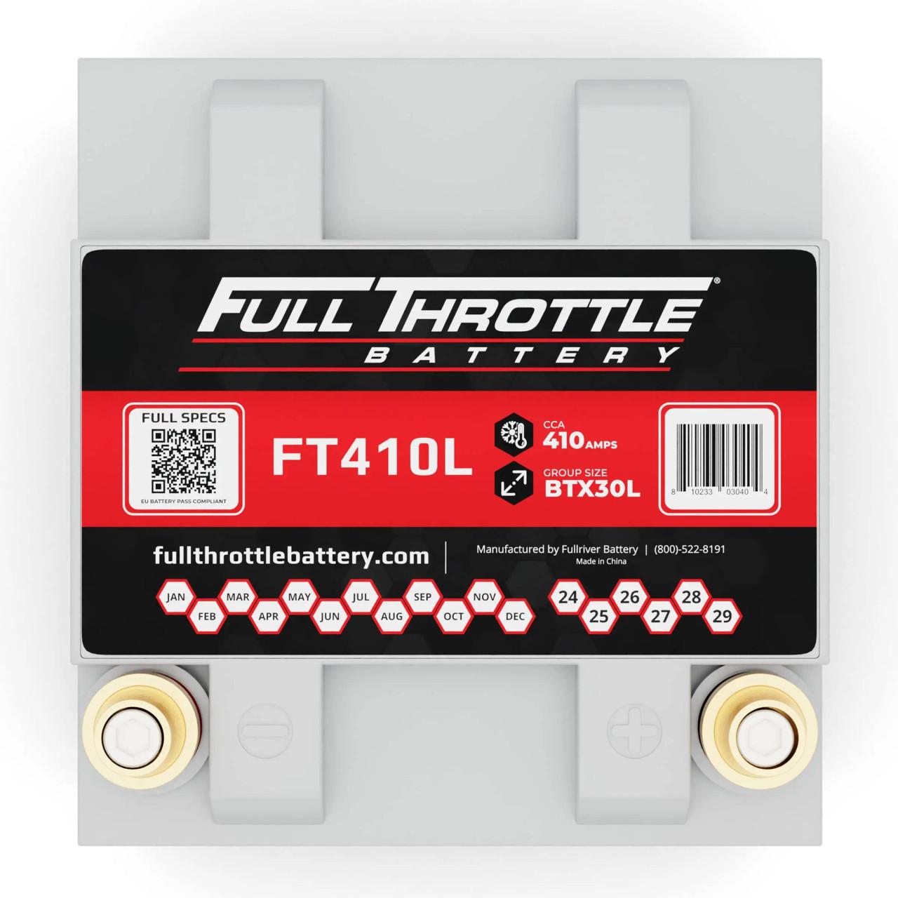 Full Throttle Battery FT410L AGM Series Batteries