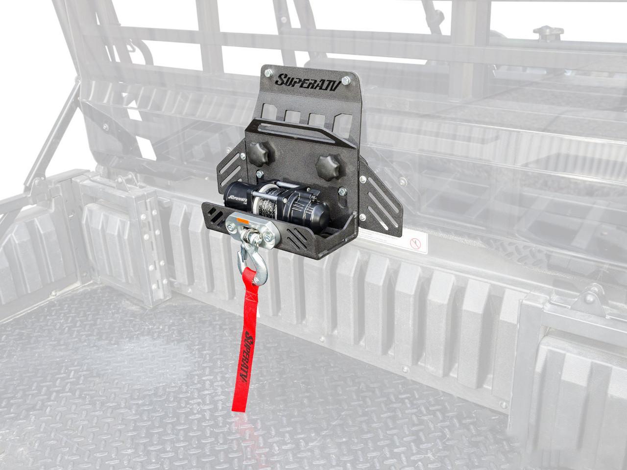 SuperATV Kawasaki Mule Pro Bed Winch - BWN-K-MULEFXT-00-MAIN