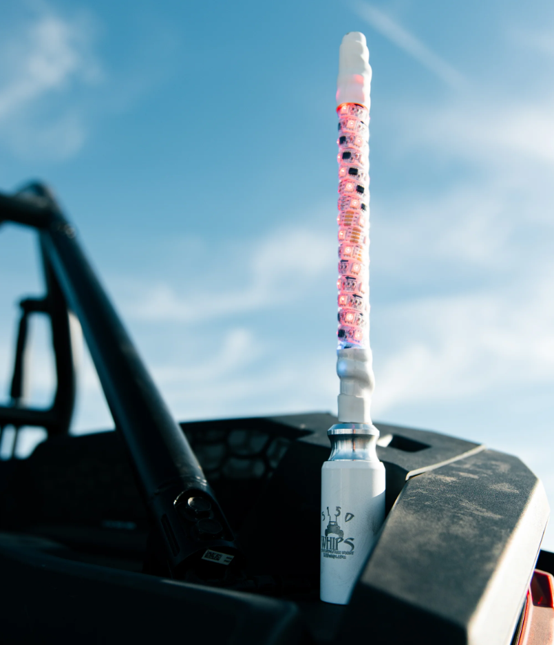 Illuminate Your Ride: The All-New 5150 Whips Chalk Line LED Bluetooth Whips