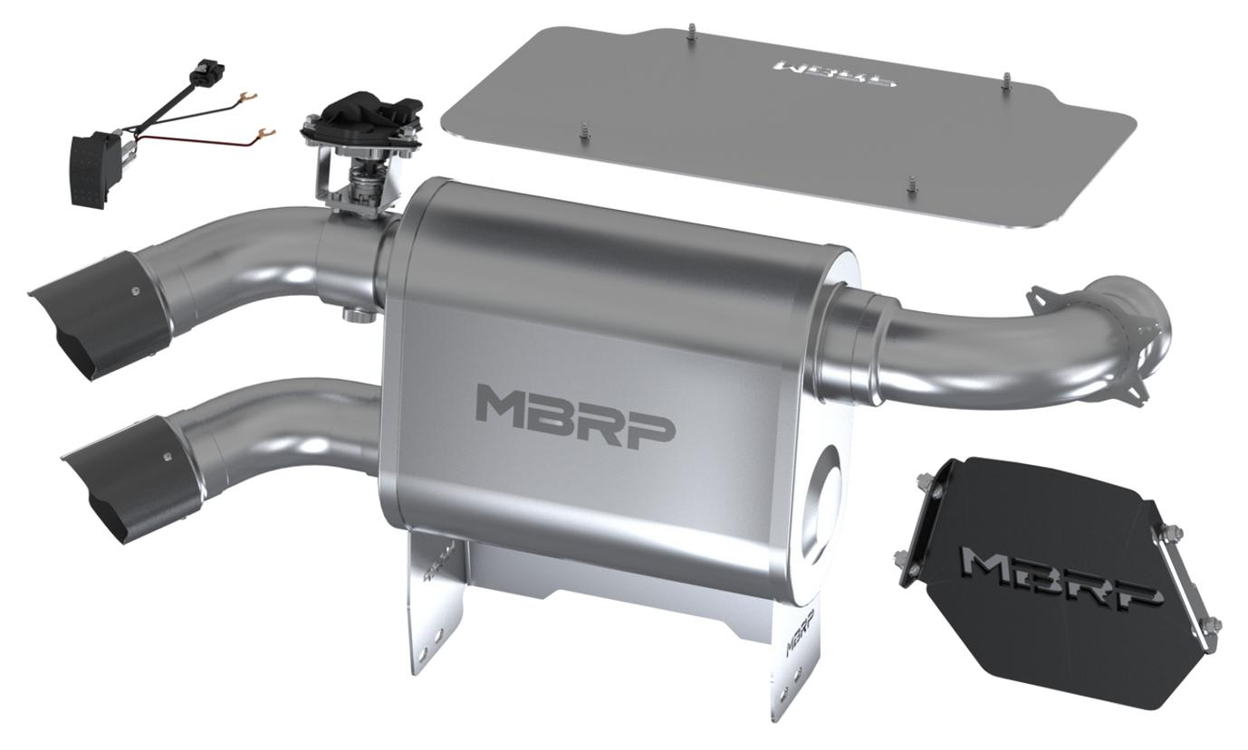 Product Overview MBRP CanAm X3 Active Exhaust UTV Source