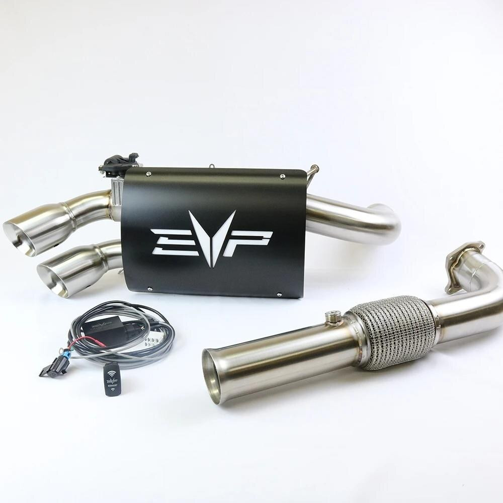 Image of EVO Powersports Polaris RZR XP Turbo/S Captain's Choice Electric Actuated Exhaust