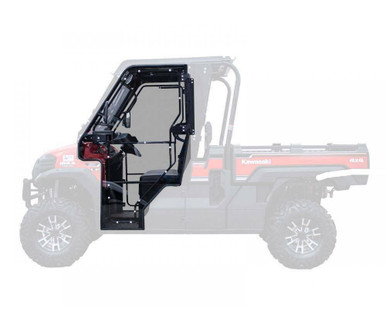 SuperATV Kawasaki Mule Cab Enclosure Doors - DR-K-FX-001-72-MAIN