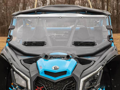 SuperATV Full Windshield For Can-Am Maverick Trail (2018+) – Scratch-Resistant Polycarbonate