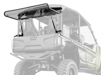 Rmax4 Rear Window SuperATV Yamaha Wolverine RMAX4 1000 Rear Flip Windshield