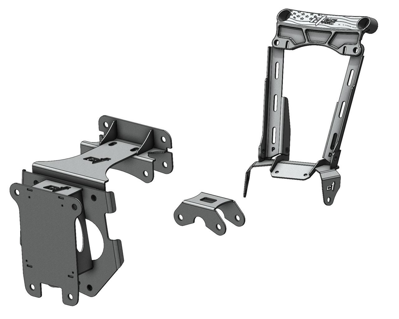 CT Race Worx Can-Am Maverick X3 Bombproof Gusset and Shock