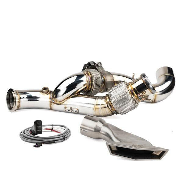RPM Powersports Can-Am Maverick R 3-inch E-Valve Mid Pipe Electronic Dump Valve