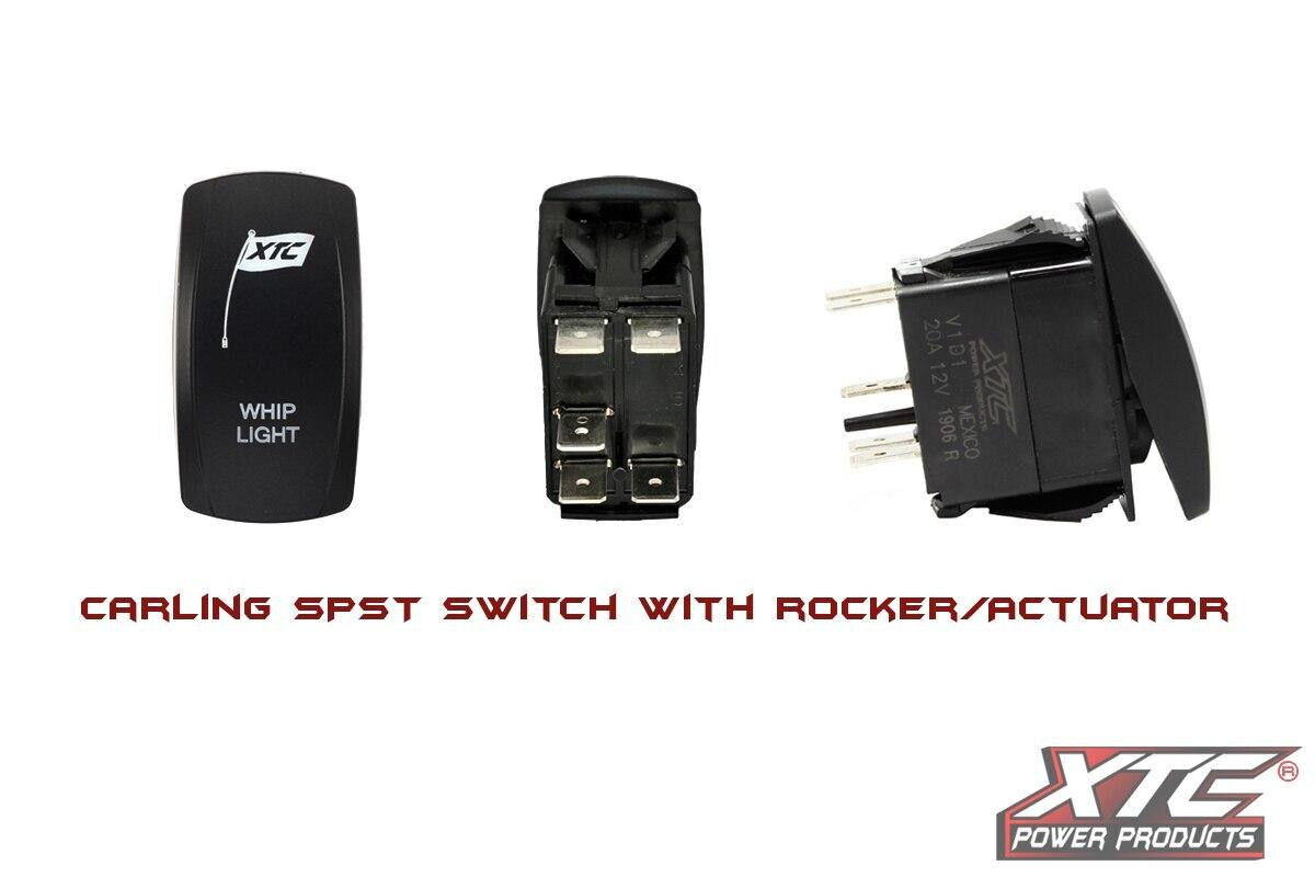 XTC Power Products Carling LED Rocker Switch (Whip Light)