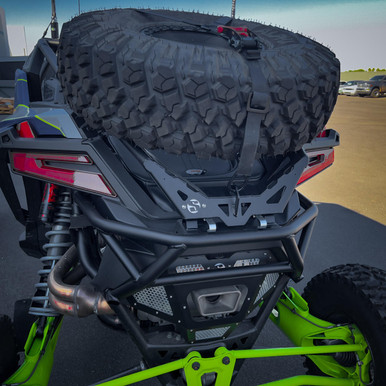 エアロ AERO SURE CARRIER SDR Motorsports Polaris RZR Pro R X-Plorer Spare Tire Carrier - 730500