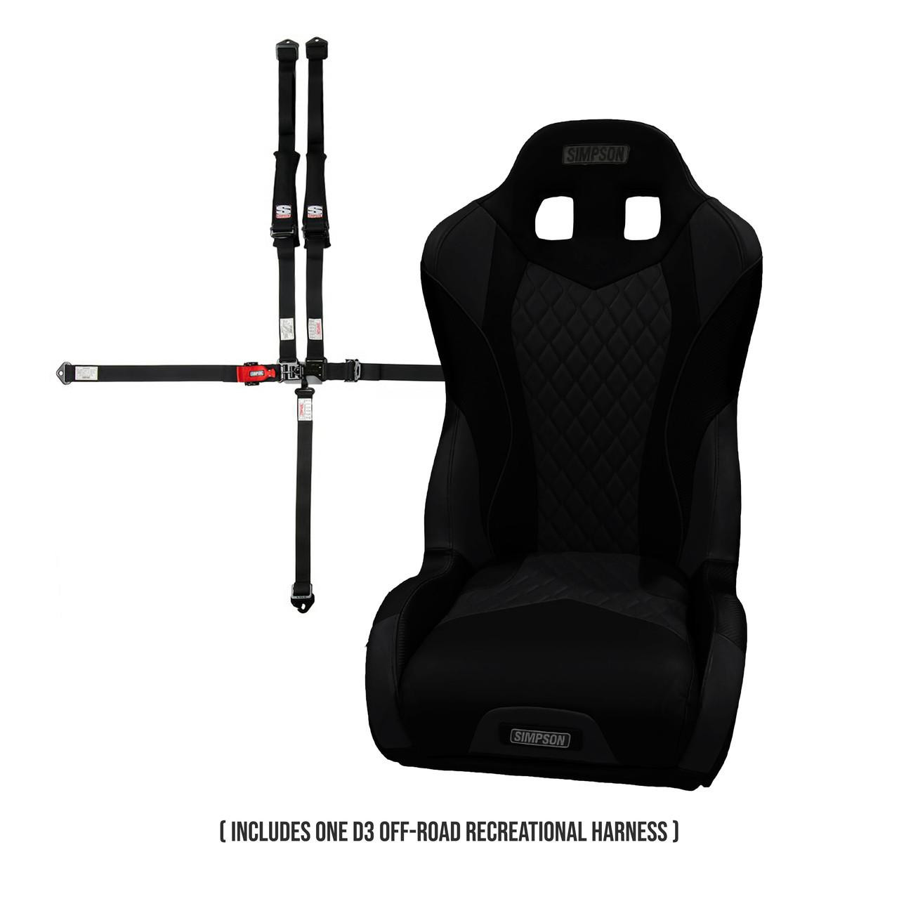 Simpson Pro Sport Premium heated UTV seat