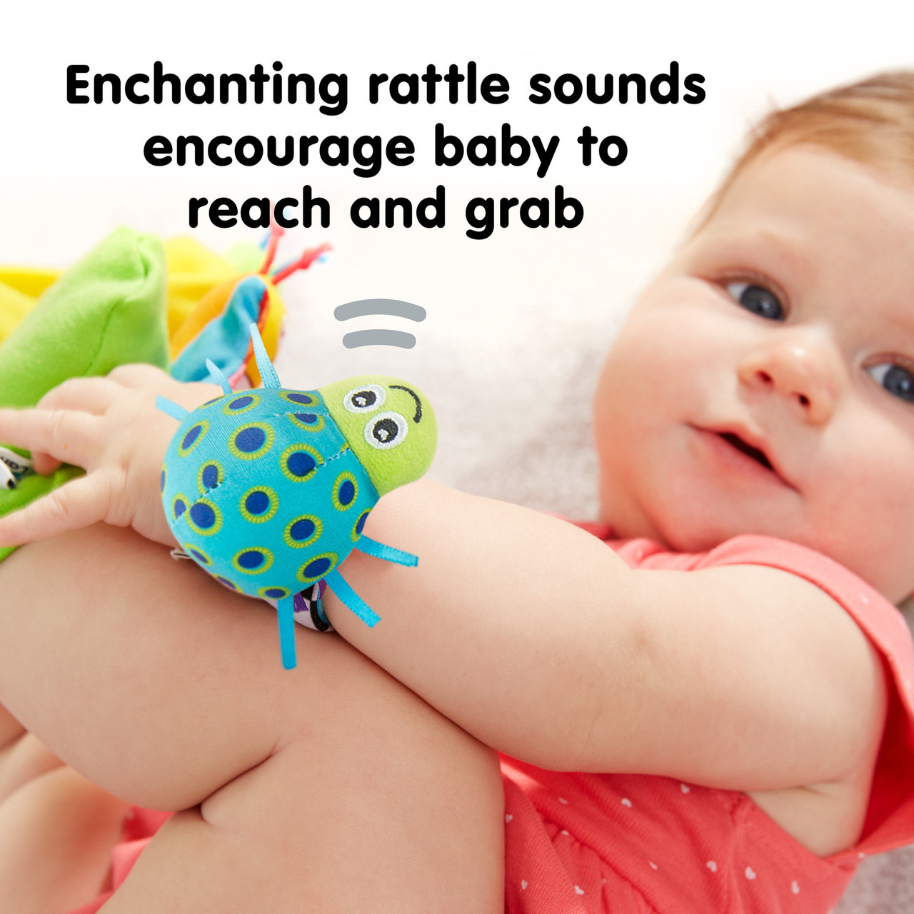 Lamaze Set De Hochets Poignets Et Pieds Gardenbug – Jouet Sensoriel 0-6 Mois
