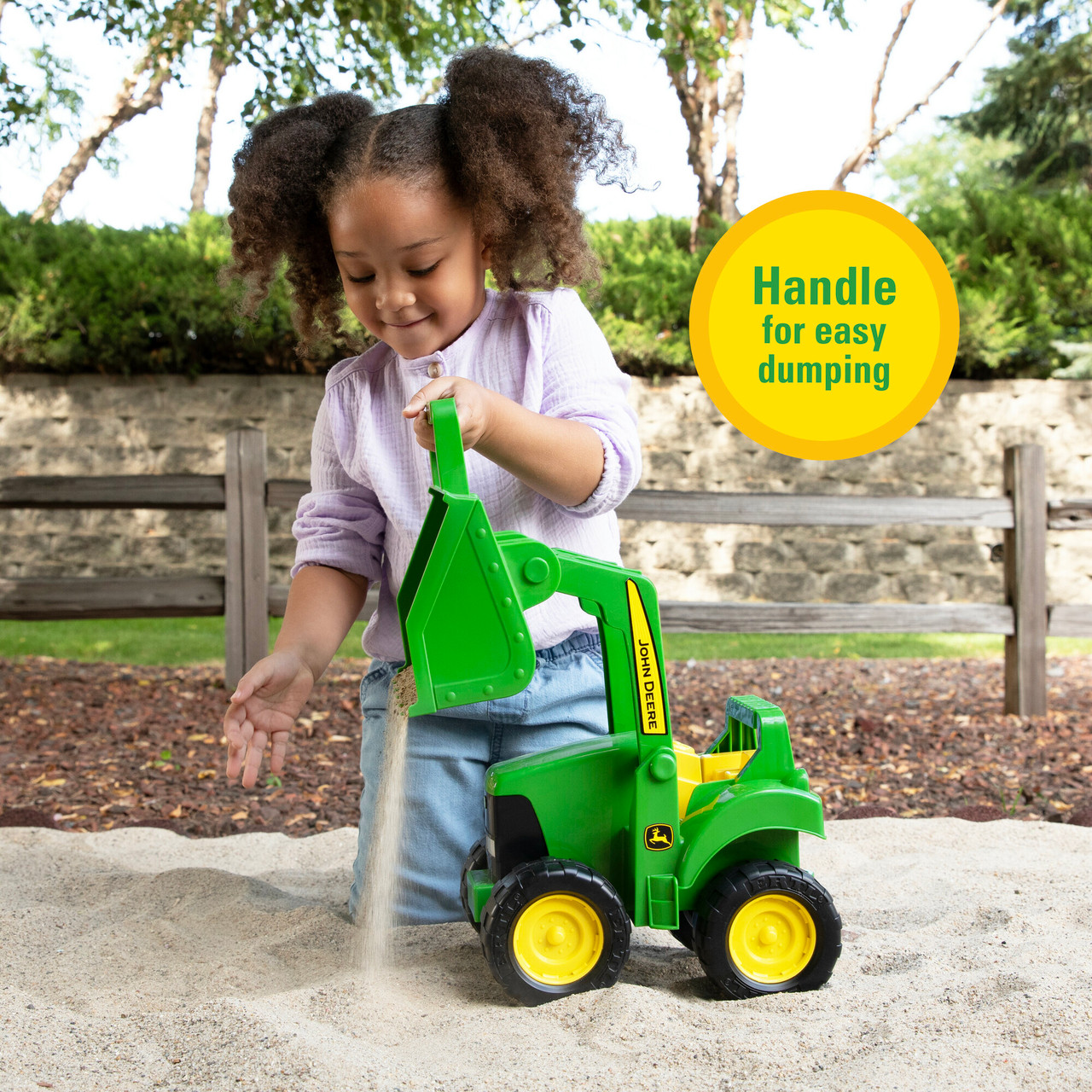 John Deere 15 Inch Big Scoop Tractor - TOMY