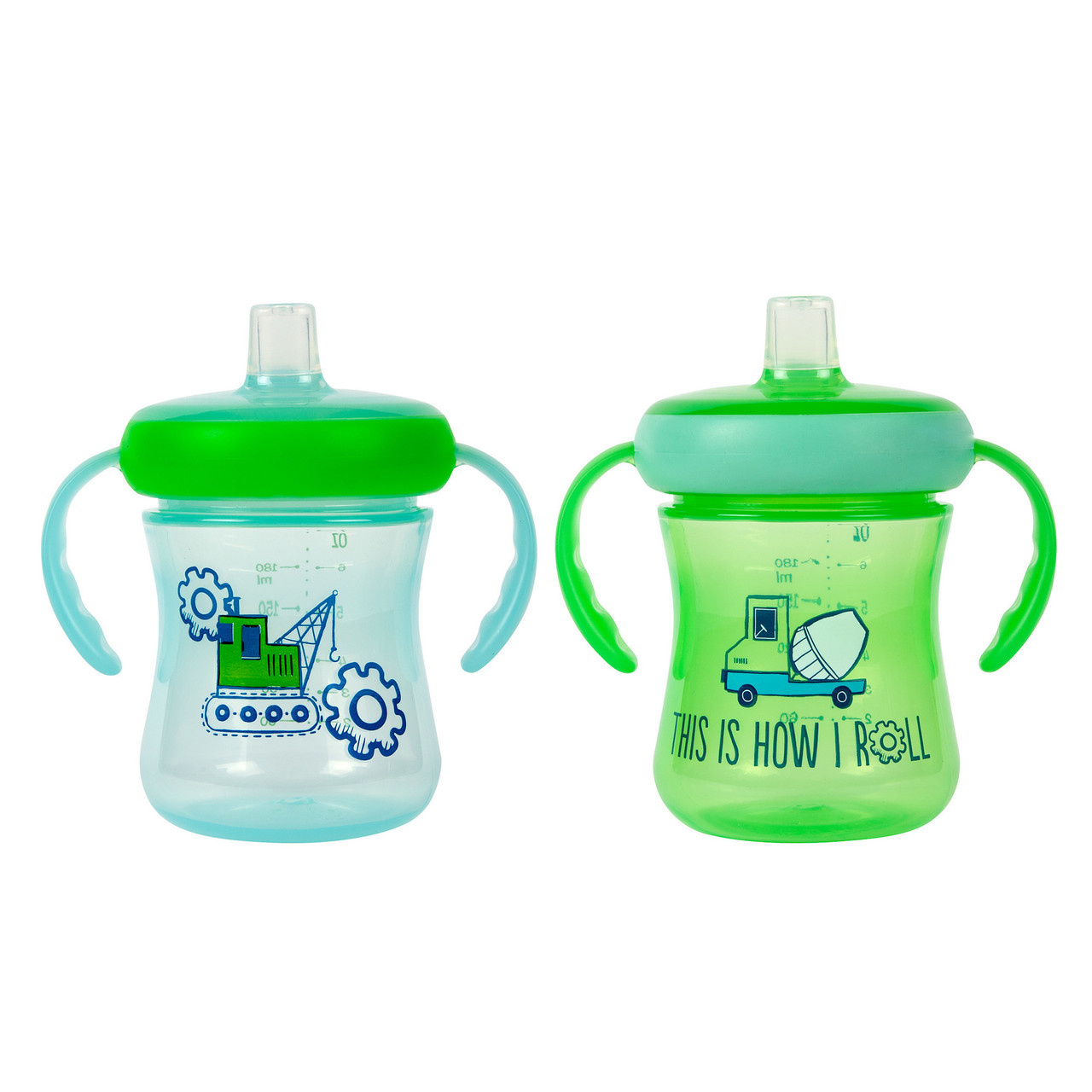Soft Spout Trainer Cups, 7 Oz — 2 Pack [Y6664CA2] - The First Years