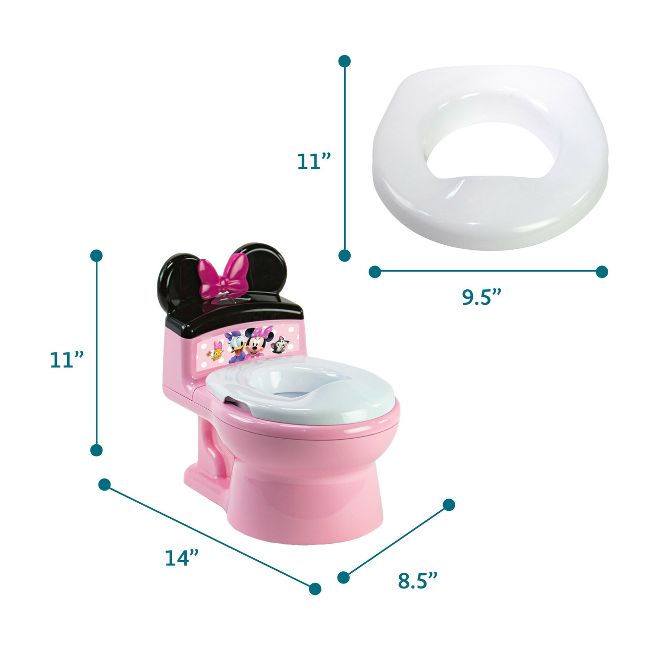 Disney Minnie Mouse Potty Toddler Toilet Seat [Y11334CA4] The