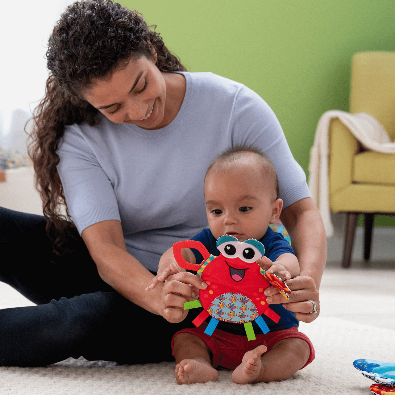 LAMAZE Jibber Jabber Jake Frog Clip On Baby Toy Teether Plush 