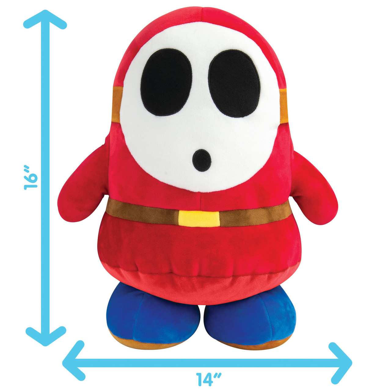 light blue shy guy plush