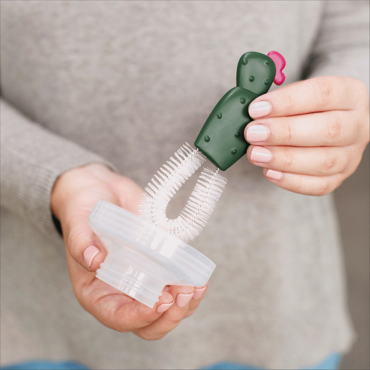 CACTI Bottle Cleaning Brush Set - TOMY