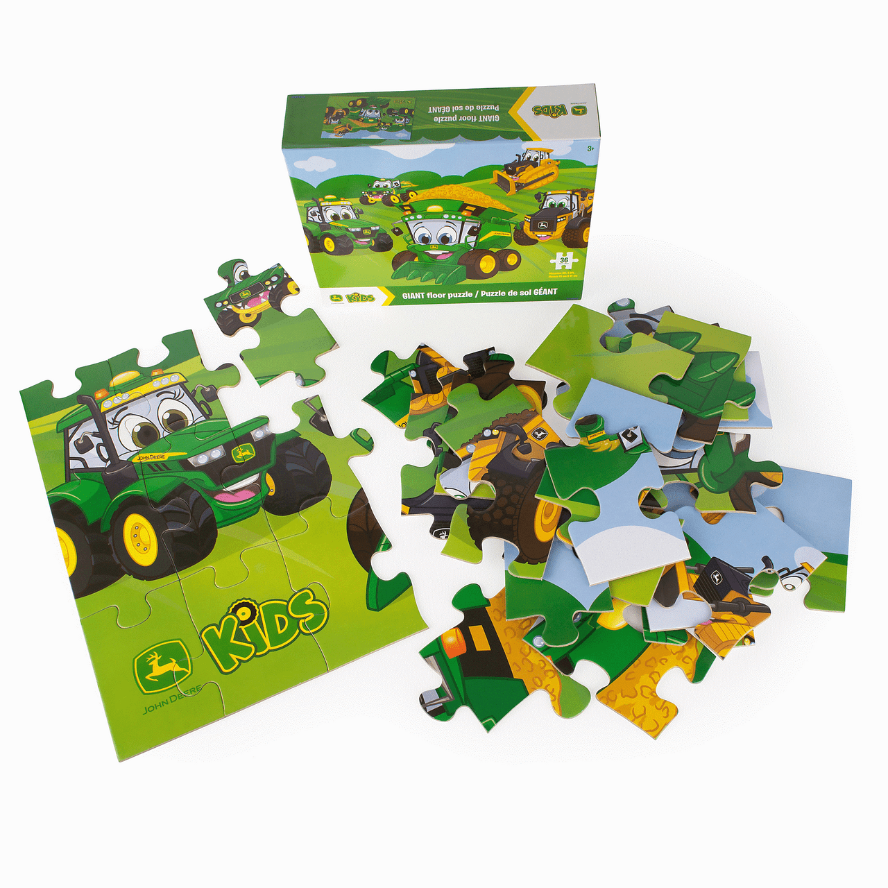 John Deere Kids' Floor Puzzle – Extra Large 3' x 2' - TOMY