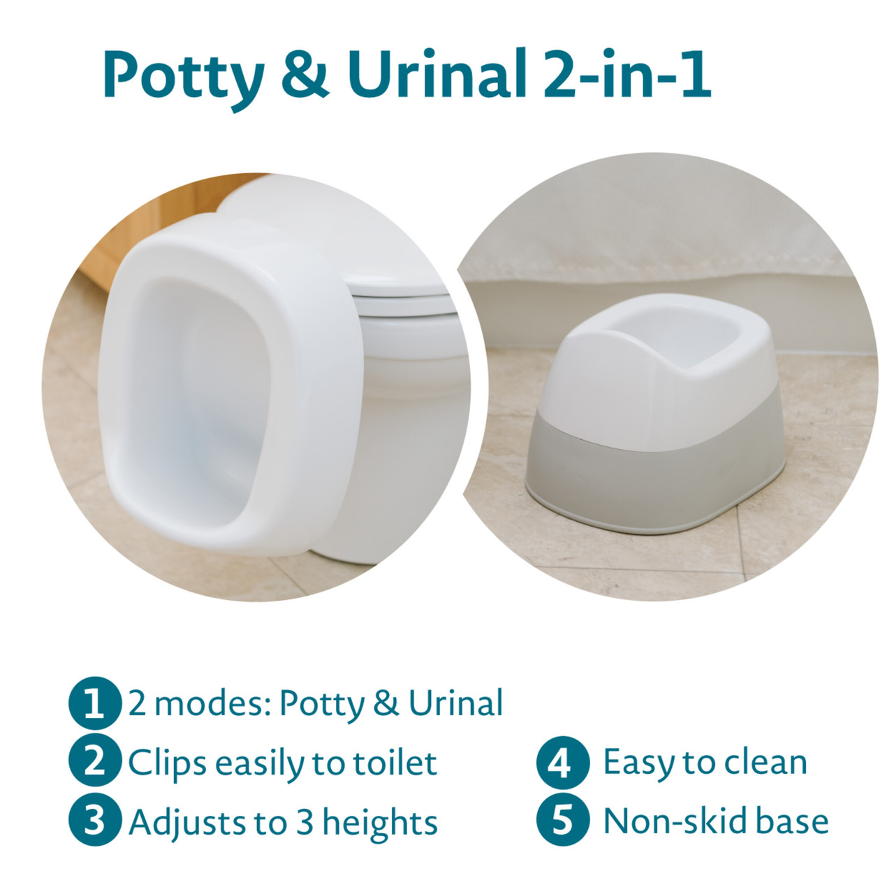 The First Years Sit or Stand Potty Urinal – 2-in-1 Potty