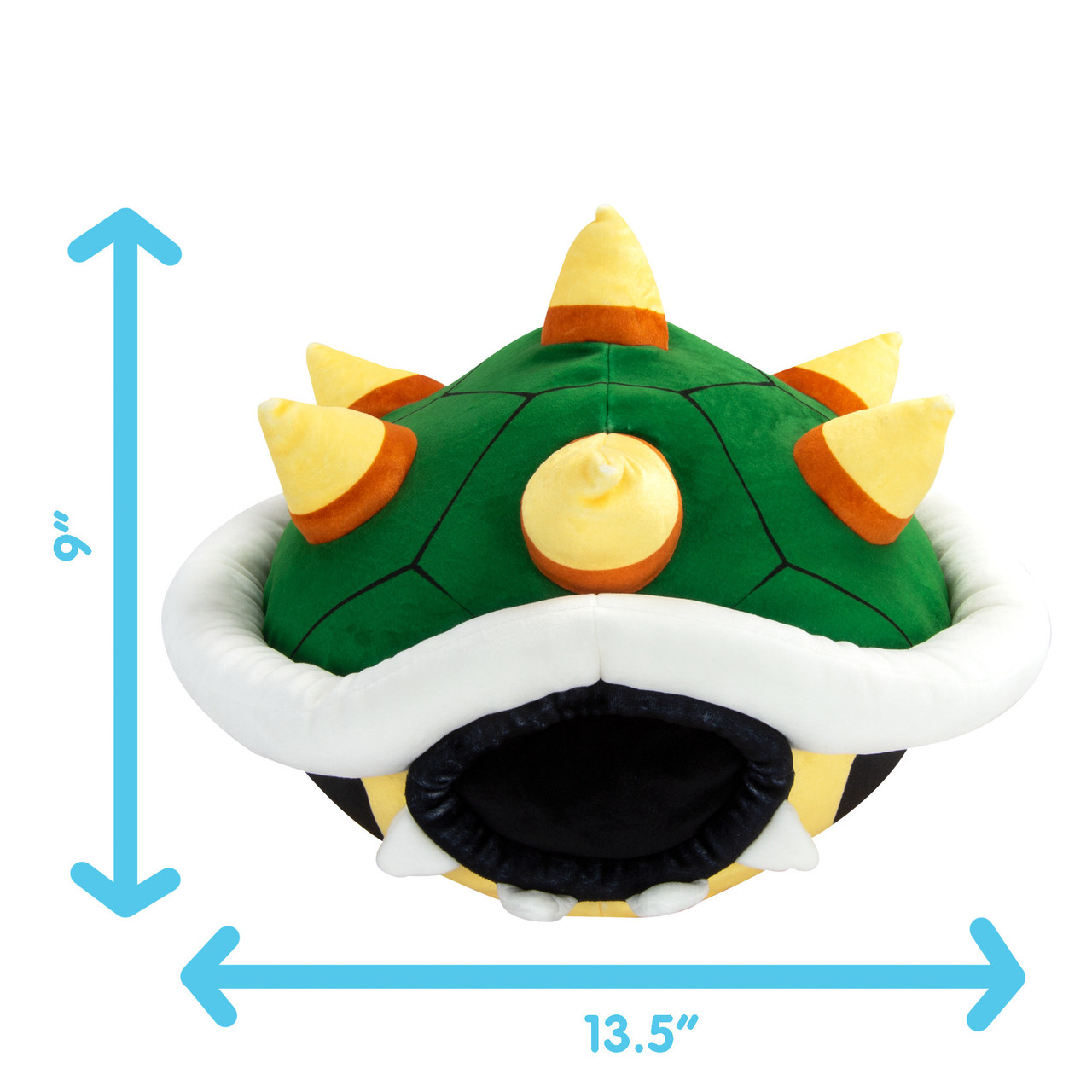 Club Mocchi- Mocchi- Super Mario™ Bowser Shell Mega Plush Toy, 15 inch