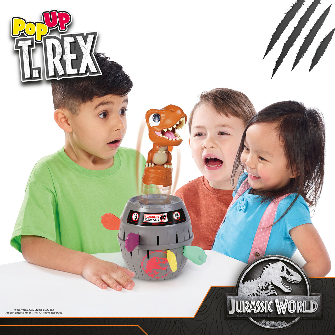  TOMY Games, Jurassic World Pop Up T-Rex, Dinosaur Game