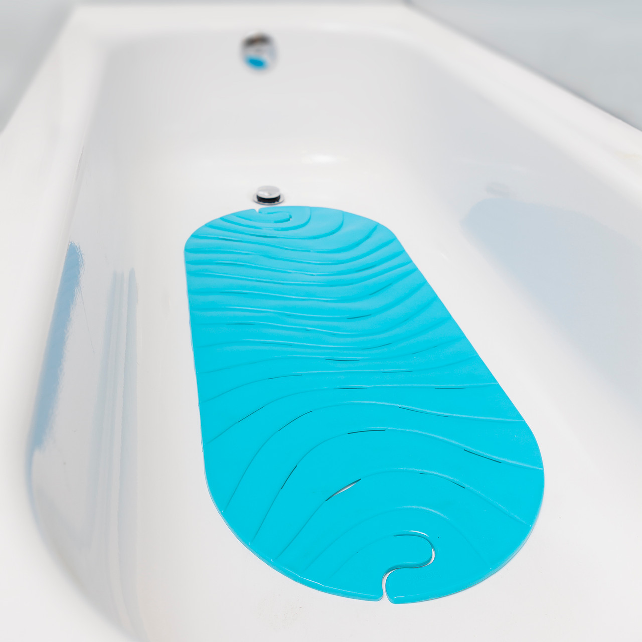 RIPPLE Bathtub Mat - blue