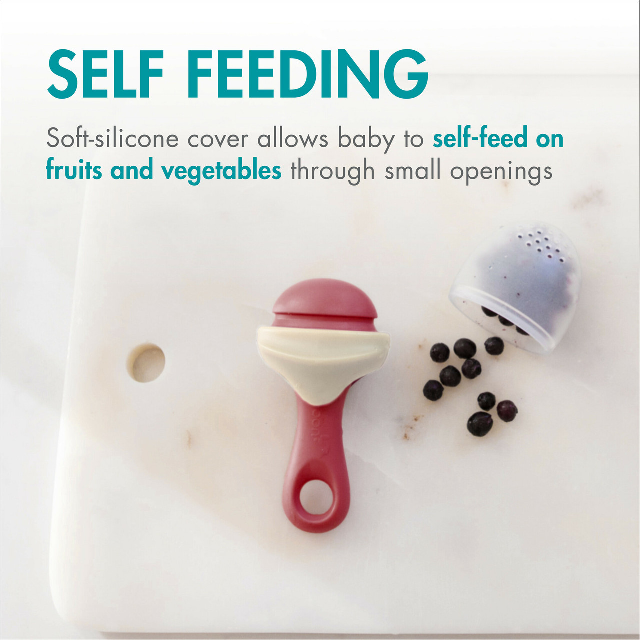 Unlock the Benefits of a Mesh or Silicone Baby Feeder: Chew, Teethe &  Self-Feed Safely