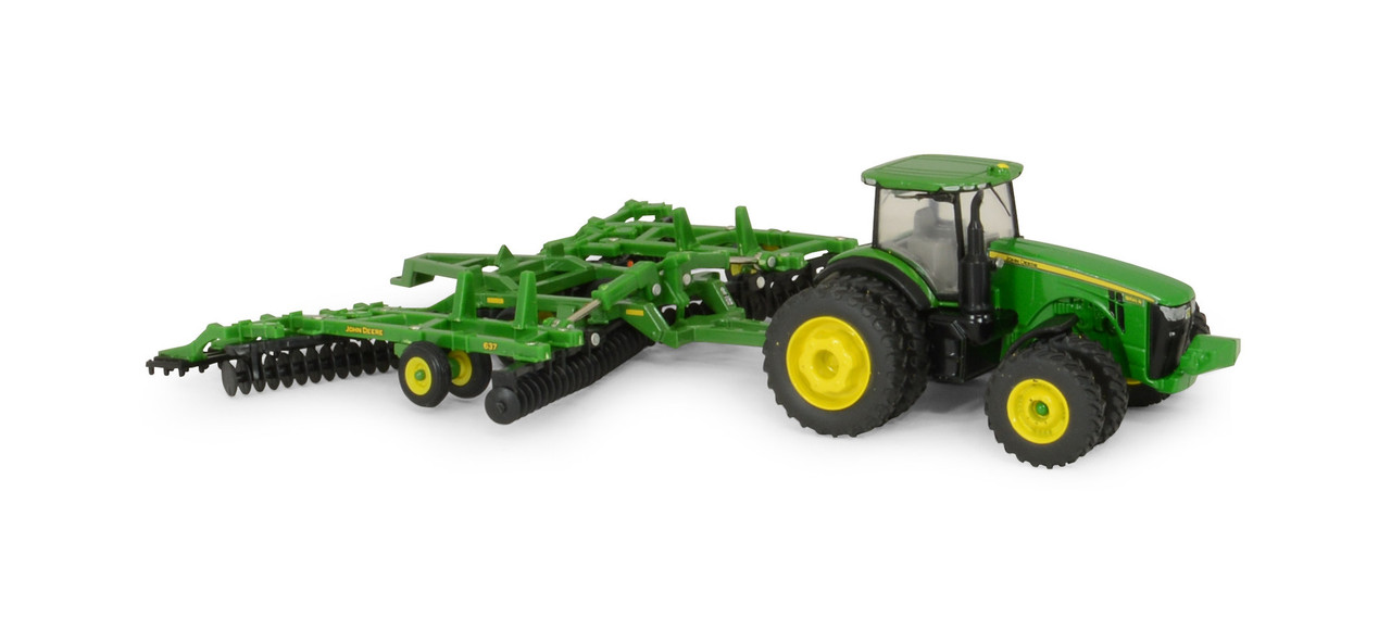 John Deere 1:64 Scale 8320R Tractor with 637 Disk