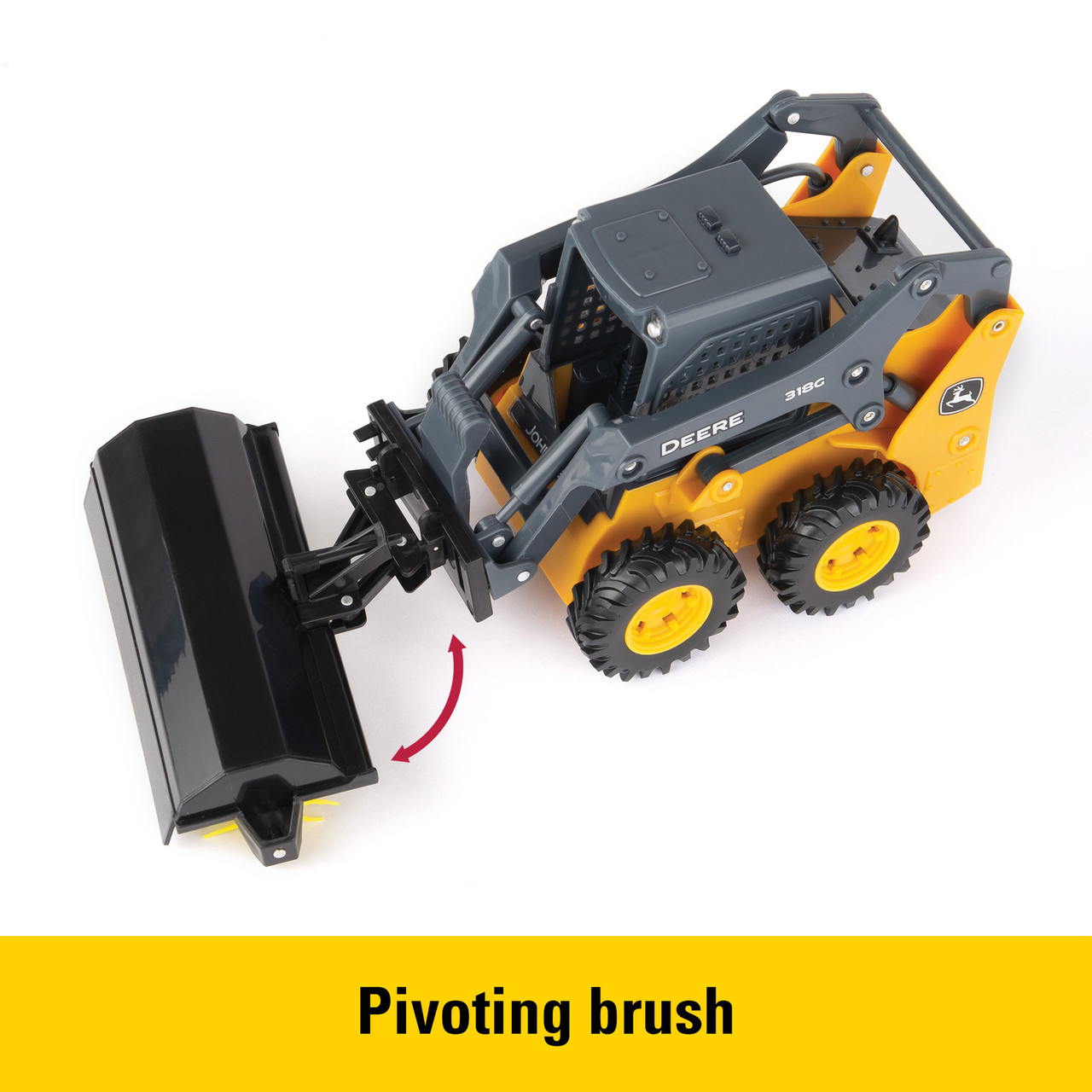 Toy Machine - プラッガーズ 1:16 Big Farm John Deere 318G Skid Loader Set