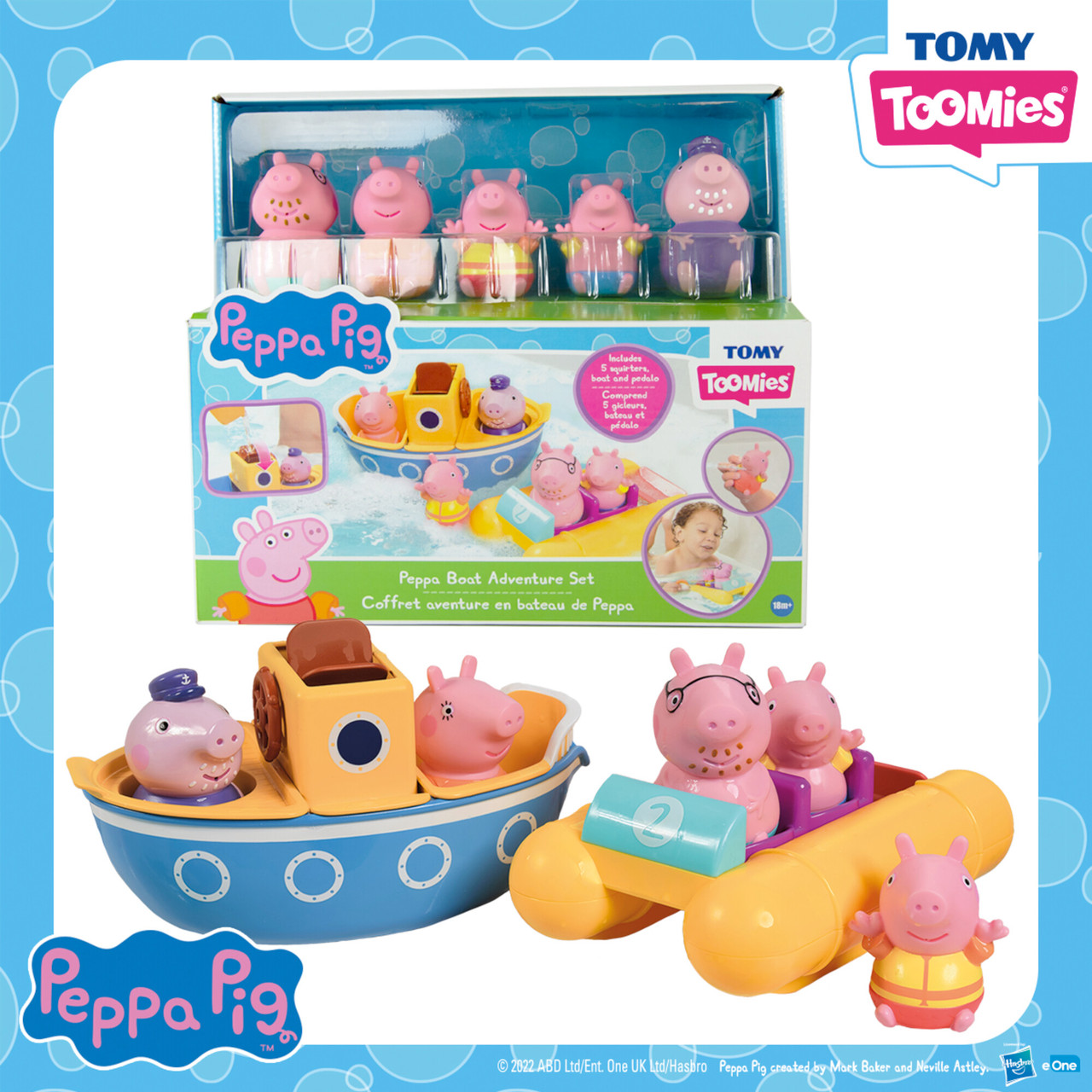 Peppa Pig Peppa's Adventures Little Boat Toy Includes 3-inch George Pig  Figure, Inspired by The TV Show, for Preschoolers Ages 3 and Up