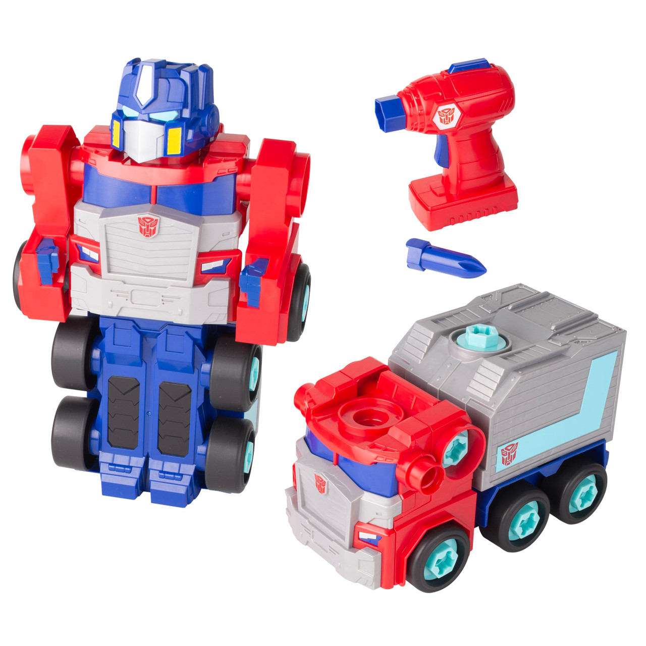 Transformers Build-A-Buddy™ Optimus Prime Toy with Drill