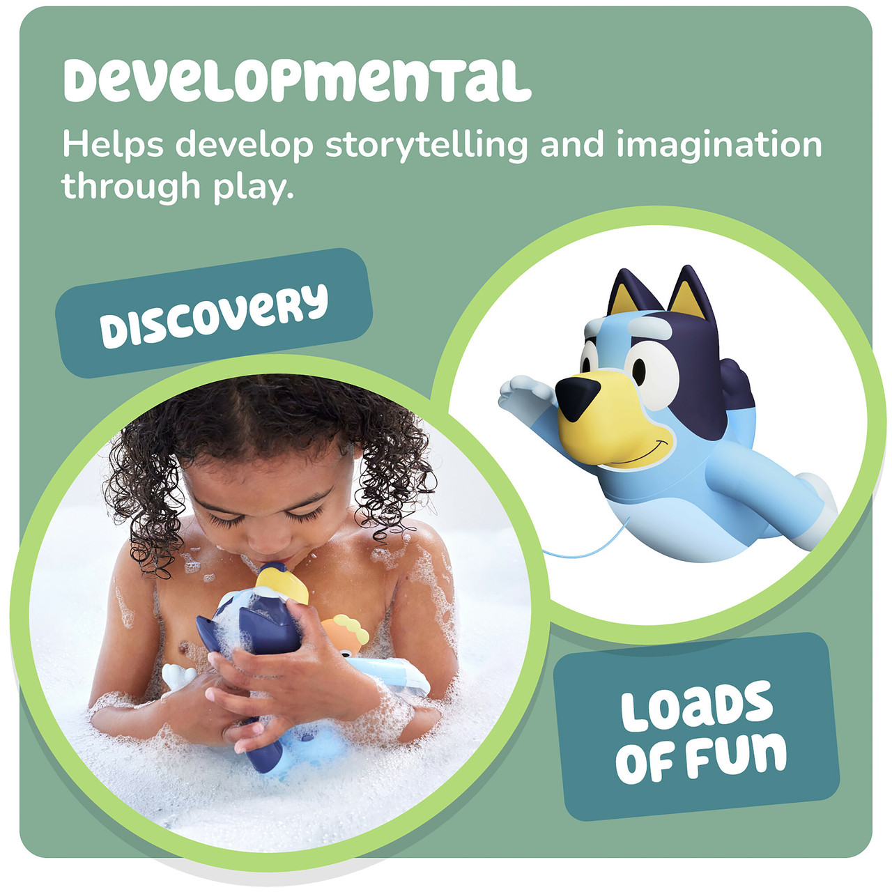 Swimming Bluey Bath Toy - Shop Now!