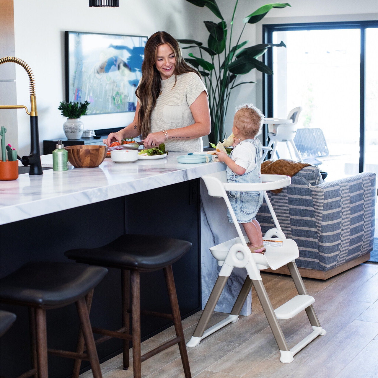  Boon Pivot - Taburete plegable para cocina para niños